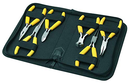 Pebaro 247 Zangenset, 6 Zangen im Etui: 2 Spitzzangen, Vornschneider, Storchenschnabelzange, Randzange, Seitenschneider, für Hobby, Handwerk, Modellbau Pebaro 247 Zangenset, 6 Zangen im Etui: 2 Spitzzangen, Vornschneider, Storchenschnabelzange, Randzange, Seitenschneider, für Hobby, Handwerk, Modellbau von Pebaro