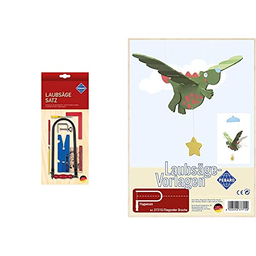 Pebaro Siva Toys_703P mit Vorlage, 16-teilig & 377/1S Papeterie & Sticker, DIN A4 von Pebaro