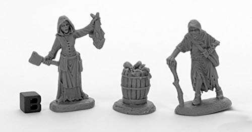 Pechetruite 1 x DREADMERE Townsfolk Fishwife and CRONE - Reaper Bones Miniature zum Rollenspiel Kriegsspiel - 44033 von Pechetruite