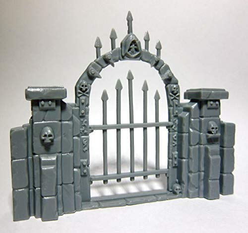 Pechetruite 1 x Graveyard Fence Gate - Reaper Bones Miniature zum Rollenspiel Kriegsspiel - 77527 von REAPER MINIATURES