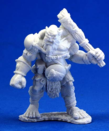 Pechetruite 1 x OGRE Chieftain - Reaper Bones Miniature zum Rollenspiel Kriegsspiel - 77005 von Pechetruite