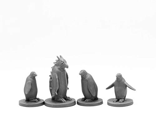 Pechetruite 1 x Penguin Attack Pack - Reaper Bones Miniature zum Rollenspiel Kriegsspiel - 44104 von Pechetruite