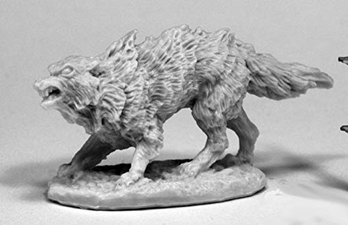 Pechetruite 1 x Winter Wolf - Reaper Bones Miniature zum Rollenspiel Kriegsspiel - 77437 von REAPER MINIATURES