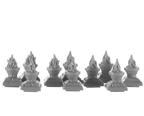 Pechetruite 10 x Brazier Pillar Tops Crocodile - Reaper Bones Miniature zum Rollenspiel Kriegsspiel - 77732 Pechetruite 10 x Brazier Pillar Tops Crocodile - Reaper Bones Miniature zum Rollenspiel Kriegsspiel - 77732 von Pechetruite