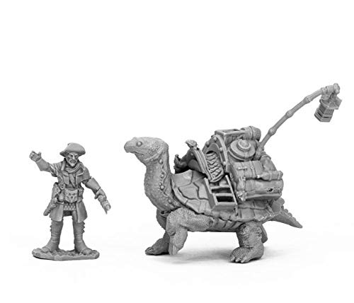 Pechetruite 2 x DREADMERE Tortoise and Drayman - Reaper Bones Miniature zum Rollenspiel Kriegsspiel - 44053 von Pechetruite