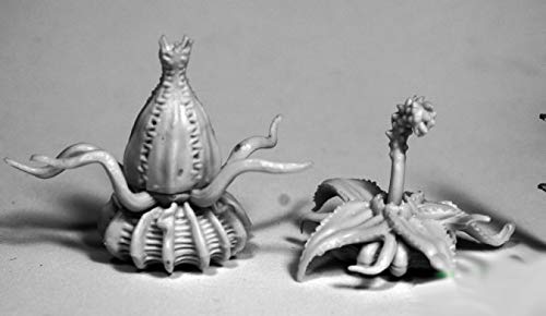 Pechetruite 2 x Death Star Lilies - Reaper Bones Miniature zum Rollenspiel Kriegsspiel - 77504 von REAPER MINIATURES