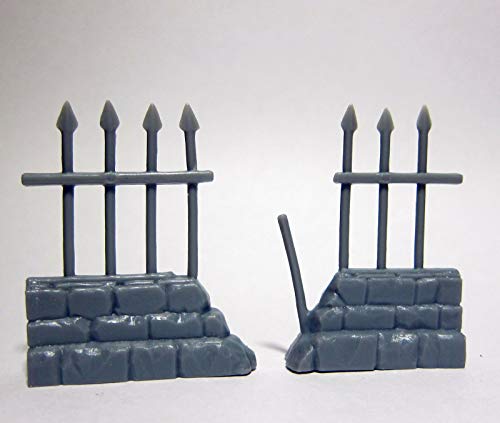 Pechetruite 2 x Graveyard Ruined Fences - Reaper Bones Miniature zum Rollenspiel Kriegsspiel - 77528 Pechetruite 2 x Graveyard Ruined Fences - Reaper Bones Miniature zum Rollenspiel Kriegsspiel - 77528 von Pechetruite