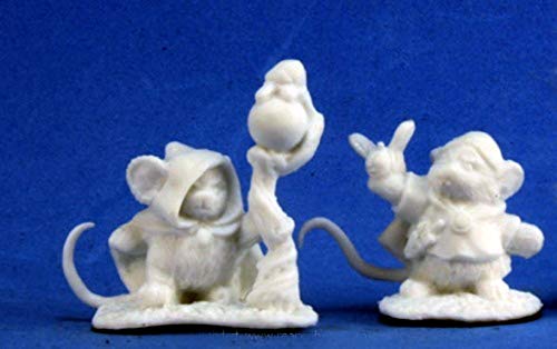 Pechetruite 2 x MOUSELING Druid and Beekeeper - Reaper Bones Miniature zum Rollenspiel Kriegsspiel - 77290 von REAPER MINIATURES