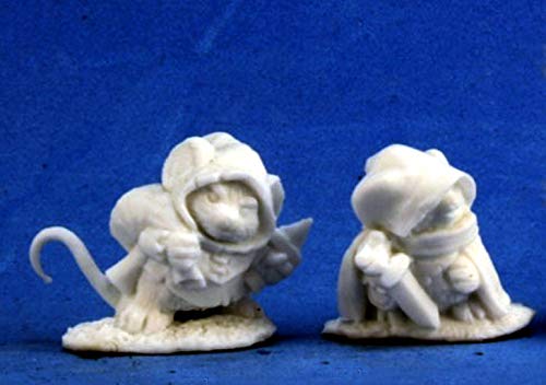 Pechetruite 2 x MOUSELING Thief and Assassin - Reaper Bones Miniature zum Rollenspiel Kriegsspiel - 77287 von REAPER MINIATURES