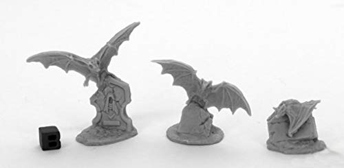 Pechetruite 3 x Giant Bats on TOMBS - Reaper Bones Miniature zum Rollenspiel Kriegsspiel - 44040 von Pechetruite