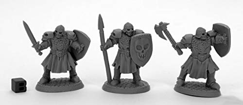 Pechetruite 3 x MAGGOTCROWN Men at ARMS - Reaper Bones Miniature zum Rollenspiel Kriegsspiel - 44034 von Pechetruite