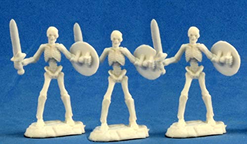 Pechetruite 3 x Skeleton Warrior Sword - Reaper Bones Miniature zum Rollenspiel Kriegsspiel - 77242 von Pechetruite