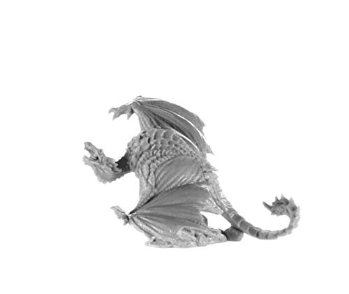 ZYZYZK - Pechetruite 1 x WYVERN - Reaper Bones Miniatur zum Rollenspiel Kriegsspiel - 80 mm, Kunststoff, Unlackiert, Keine weiteren Komponenten enthalten, Teen, Adult von Pechetruite