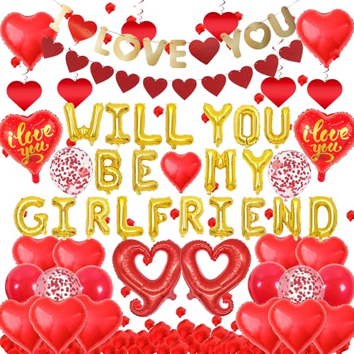 Will You Be My Girlfriend Luftballons Will You Be My Girlfriend Luftballons von Pecration
