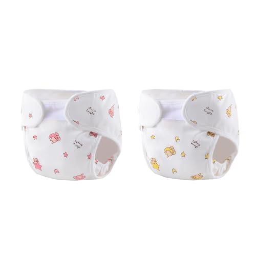 Pedolltree Reborn Baby Puppen Windeln Zubehör 2 Stück Packung für 17-22 Zoll Reborn Puppen Neugeborene Babypuppe Unterwäsche Wiederverwendbar Waschbar von Pedolltre