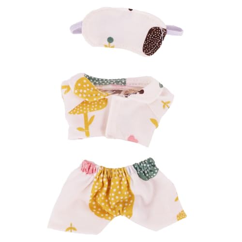 Puppenkleidung für Zubehör, stilvolles Kawaii-Outfit-Set, geeignet für 15 cm und 17 cm große Puppen, Kleid zum Beeindrucken von Puppen, Bekleidungsset Ersatz (keine Puppe) (Stil 1) von PeeToos