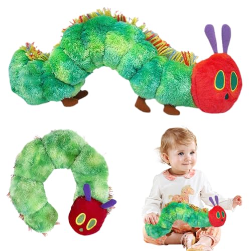 Peelanmall Raupe Nimmersatt,25 cm Raupe Nimmersatt Kuscheltier,Kreative Plüschtiere,Ultra-weich für Kinder Geburtstag und Weihnachten von Peelanmall
