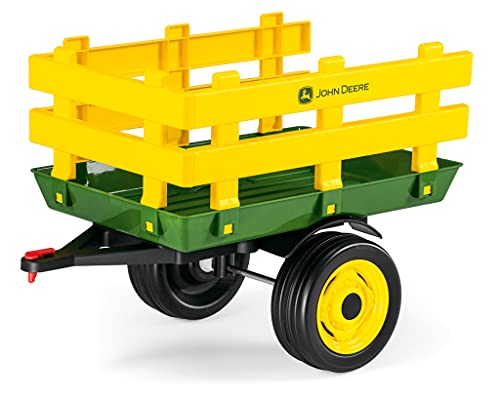 Peg Perego Anhänger mit 2 Rädern, John Deere Stake-Side Trailer von Peg Perego