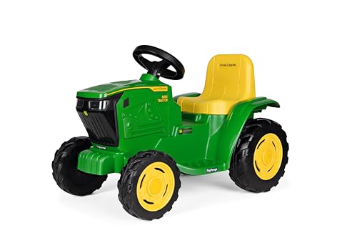 Peg Perego John Deere Mini Traktor – Elektrischer Kindertraktor 6V ab 1 Jahr mit wiederaufladbarer Batterie, LED-Lichter, Hupe, Geräusche und Melodien von Peg Perego