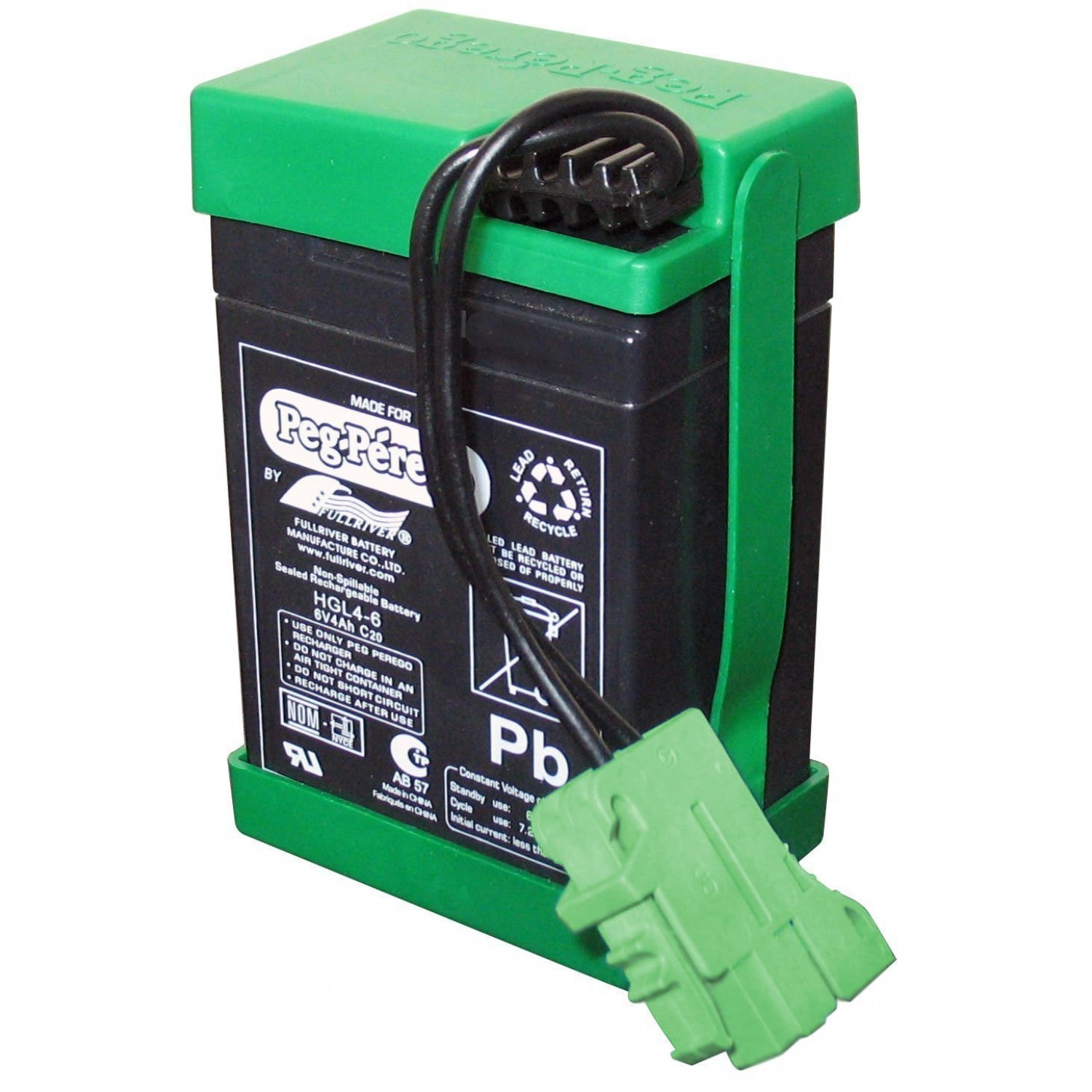 Peg Perego S.p.a -6v Battery 4,5ah F. Fahrzeuge 6v von Peg Perego