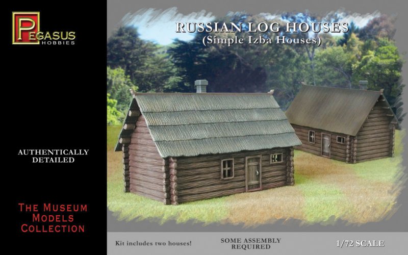 Russian Single storey log house 2 pcs Russian Single storey log house 2 pcs von Pegasus Hobbies