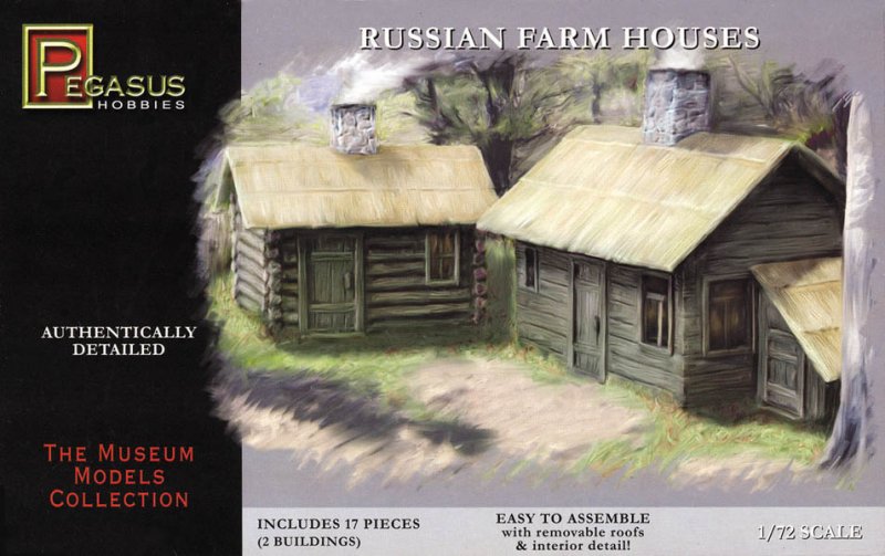 Russisches Farmhaus - 2 Stück Russisches Farmhaus - 2 Stück von Pegasus Hobbies
