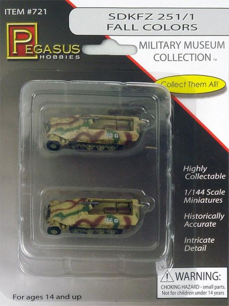 SdKFZ 251/1, farbig SdKFZ 251/1, farbig von Pegasus Hobbies
