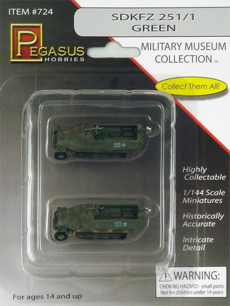 SdKFZ 251/1, grün SdKFZ 251/1, grün von Pegasus Hobbies