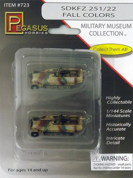 SdKFZ 251/22, farbig SdKFZ 251/22, farbig von Pegasus Hobbies