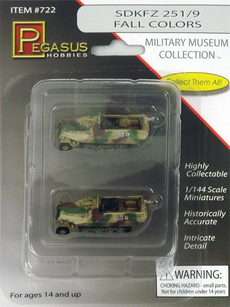 SdKFZ 251/9, farbig SdKFZ 251/9, farbig von Pegasus Hobbies