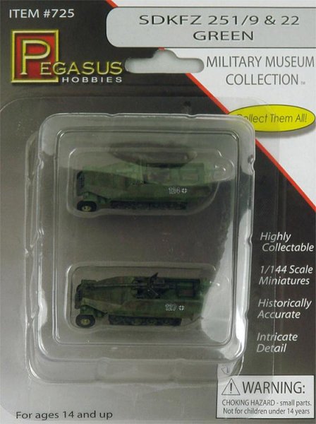 SdKFZ 251/9 & 22, Grün SdKFZ 251/9 & 22, Grün von Pegasus Hobbies