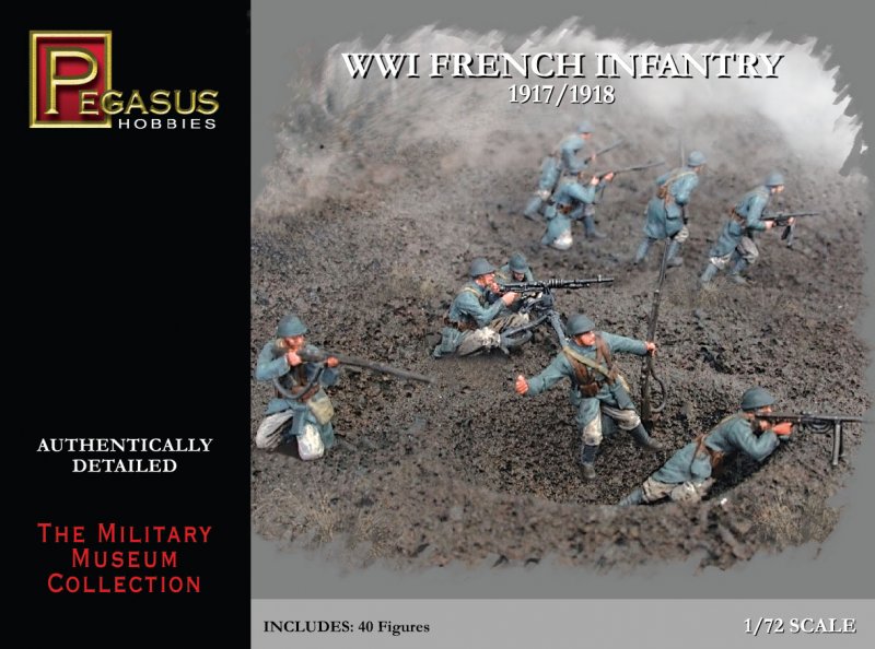 WW I French Infantry WW I French Infantry von Pegasus Hobbies