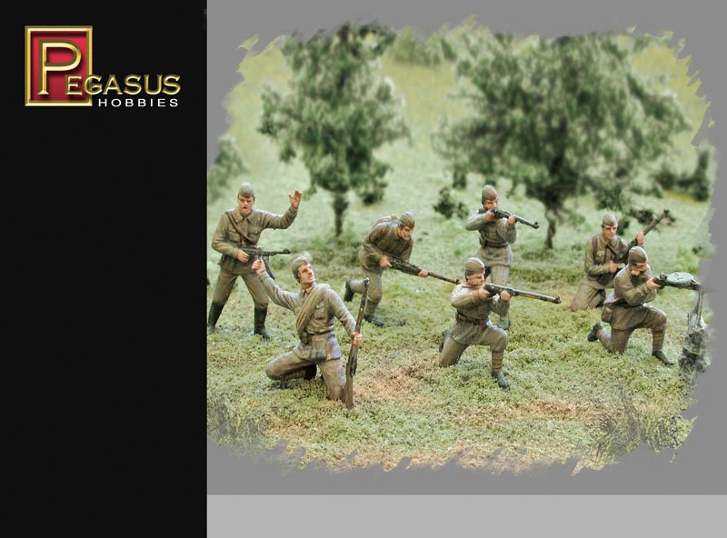 WWII: Russische Infanterie in Sommeruniform WWII: Russische Infanterie in Sommeruniform von Pegasus Hobbies
