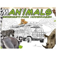 Adlung ADL51023 - Manymals Serengeti-Park Hodenhagen, Lernspiel, Kartenspiele von Pegasus Spiele GmbH