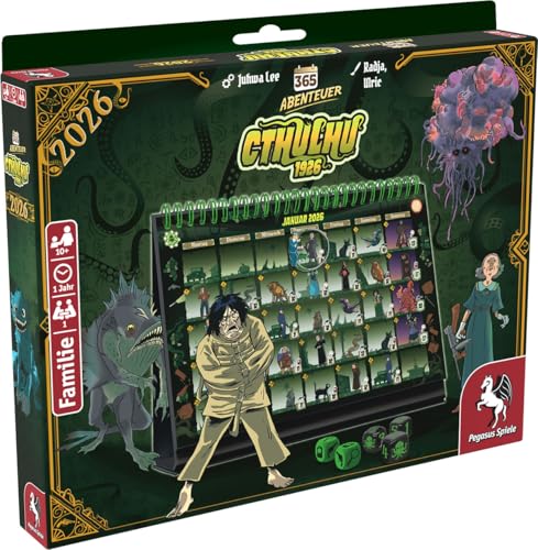 365 Abenteuer– Cthulhu 1926 [Edition 2026] von Pegasus Spiele