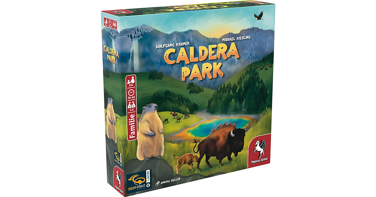 Brettspiel Caldera Park von Pegasus Spiele