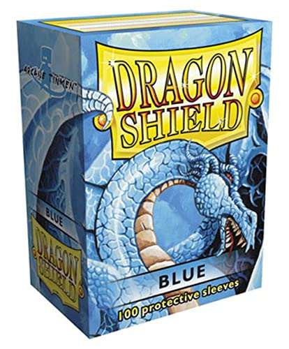 Dragon Shield Sleeves - BLUE - Standard Size Deck Protectors (100 ct) Arcane Tinmen von Dragon Shield