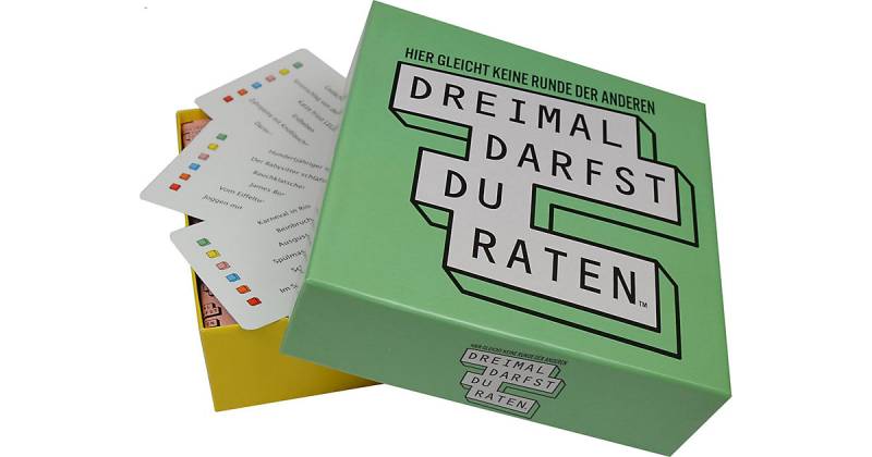 Dreimal darfst du raten (Spiel) von Pegasus Spiele