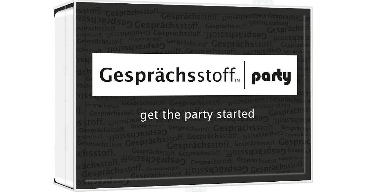 Gesprächsstoff, Party (Spiel) von Pegasus Spiele