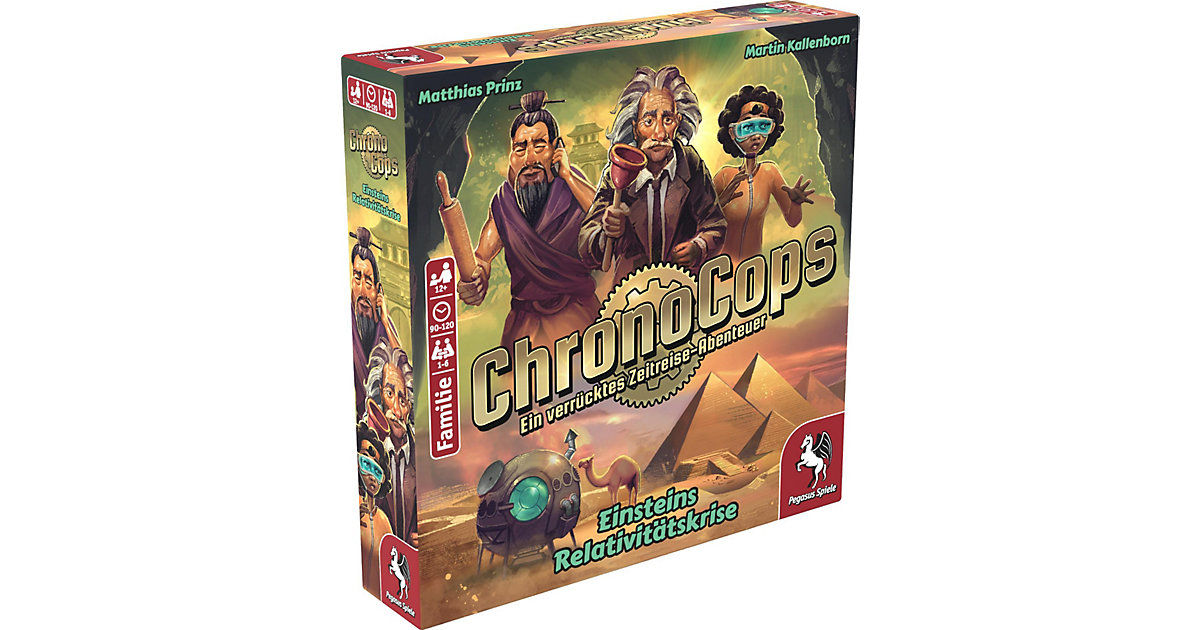 Kartenspiel ChronoCops Relativitätskrise von Pegasus Spiele