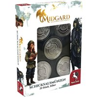 Midgard - Legenden von Damatu: Schicksalsmünzen (20er Set, silber) von Pegasus Spiele