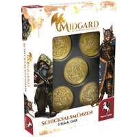 Midgard - Legenden von Damatu: Schicksalsmünzen (5er Set, gold) von Pegasus Spiele
