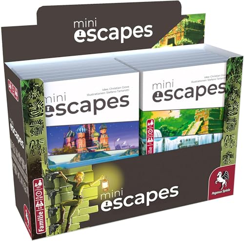 MiniEscapes Display (je 6 der 2 Fälle) von Pegasus Spiele