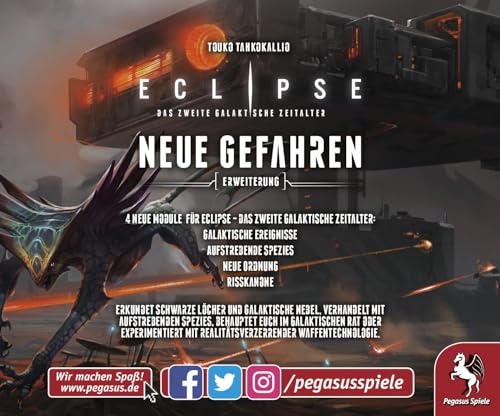 Pegasus/Lautapelit 51849G Eclipse: Neue Gefahren [Erweiterung] von Pegasus Spiele