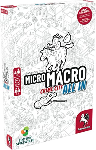 Pegasus/Spielwiese 59062G MicroMacro: Crime City 3 – All In (Edition Spielwiese) von Pegasus Spiele