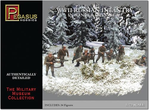 Pegasus 1/72 WW II: Russische Infanterie in Winterkleidung Pegasus 1/72 WW II: Russische Infanterie in Winterkleidung von Pegasus Spiele