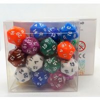 Pegasus DIC70803 - Würfelset D20 Mix-Set (25) von Pegasus Spiele