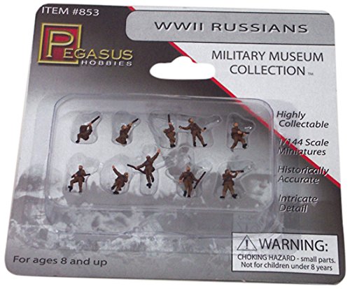 Pegasus PG0853 Figur-1/144 WW II Russische Soldaten, bemalt von Pegasus Spiele