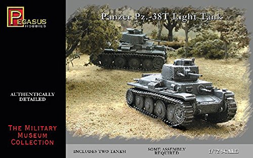 Pegasus PG7620-1/72 Panzer 38T Light Tank, Grau von Platz