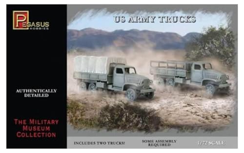 Pegasus PG7651-1/72 WW II US Army Trucks, 2 Bausätze von Pegasus Spiele